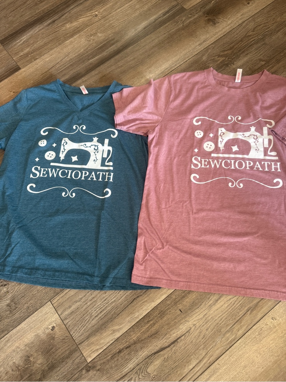 Birthflowers "Sewciopath" Novelty Graphic T-Shirt Bundle - Set of 2 for sewers! - Picture 4 of 11